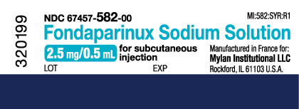 FONDAPARINUX SODIUM Injection, Solution 25 mg05 mL 5 mgmL5 mg04 mL 125 ...