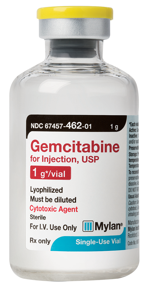 GEMCITABINE for Injection, USP (Gemzar) 200 mg1 g2 g | Mylan